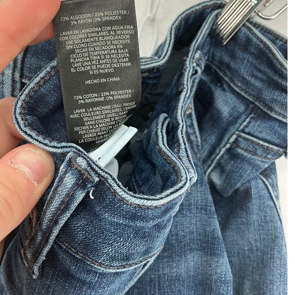 Kut from the Kloth Katy Boyfriend Jeans Womens 6 Blue Medium Wash Distressed - Picture 5 of 10